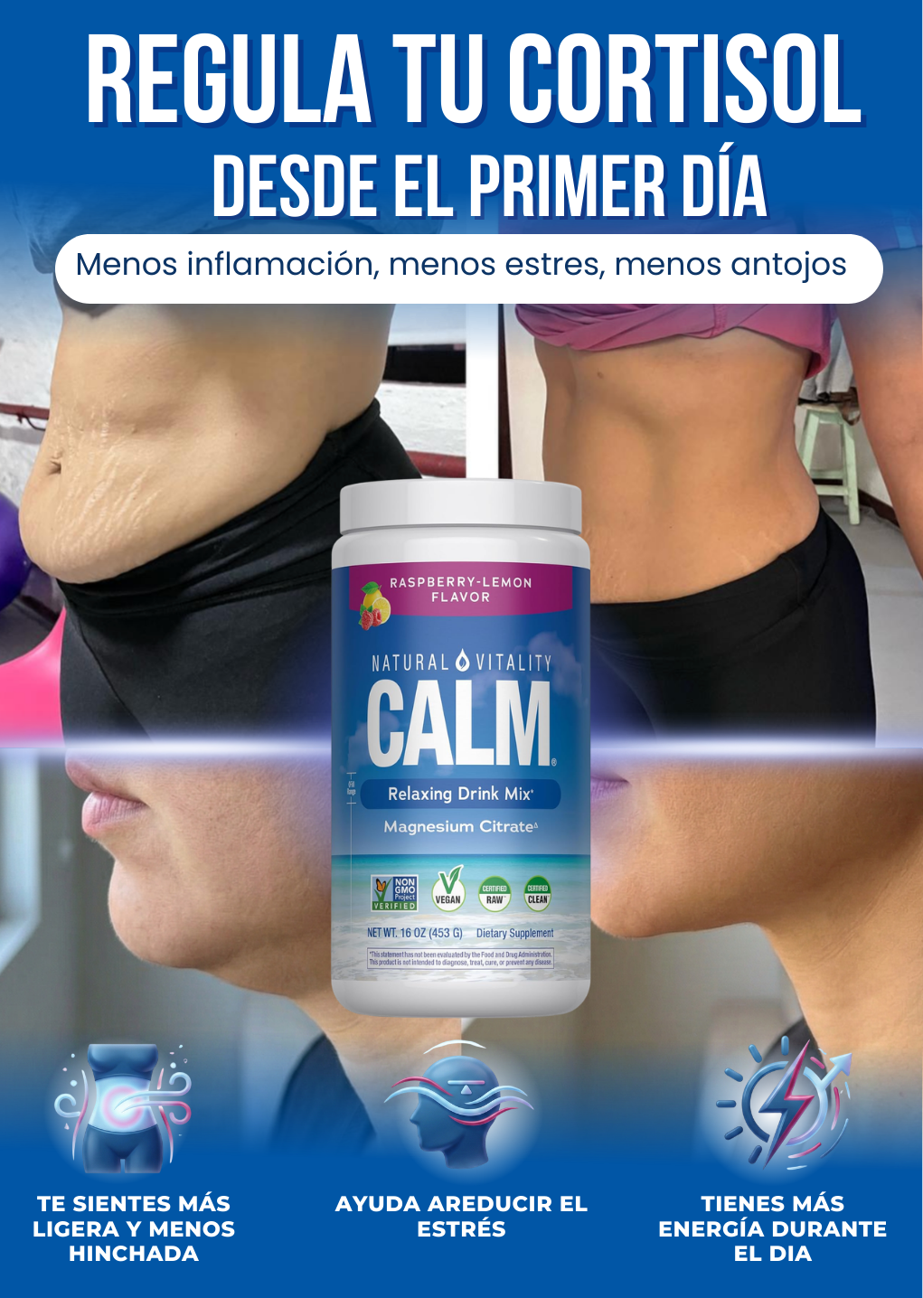 CALM: EQUILIBRA LOS NIVELES DE CORTISOL
