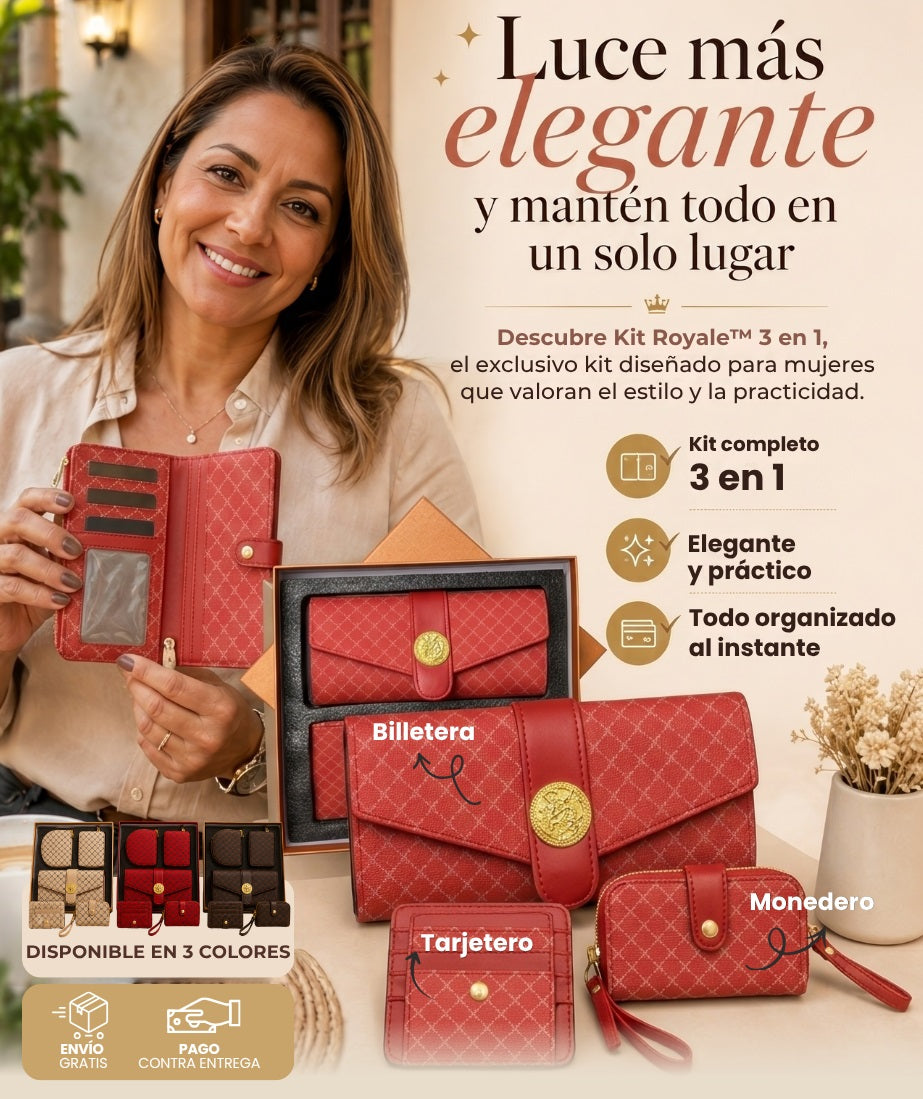 KIT ROYAL CARTERA X 3