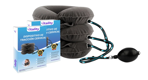 Soporte inflable para cuello-Alivia el dolor
