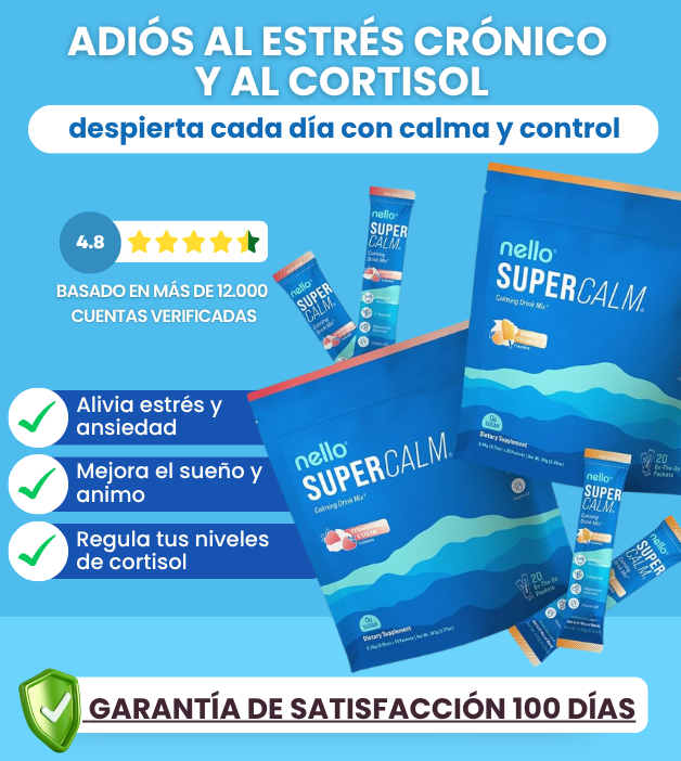 REDUCE EL CORTISOL NELLO SUPER CALM