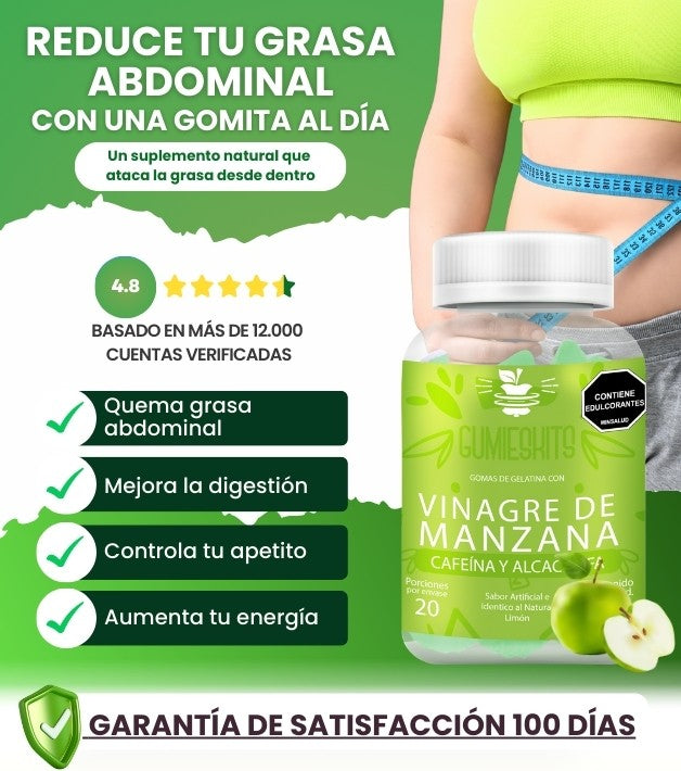 Gomitas de Vinagre de Manzana-Pierde Grasa
