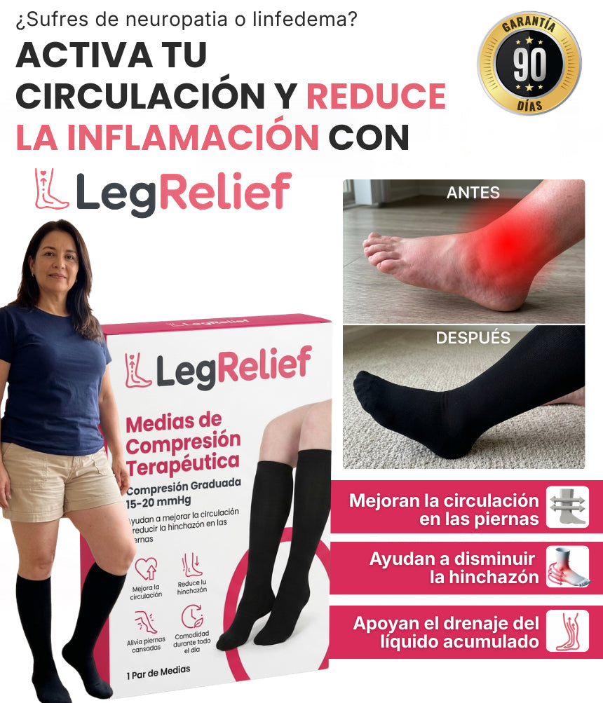 MEDIAS DE COMPRESION LARGAS LEGRELIEF