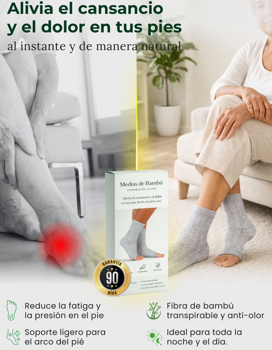 MEDIAS DE COMPRESIÓN DE BAMBÚ