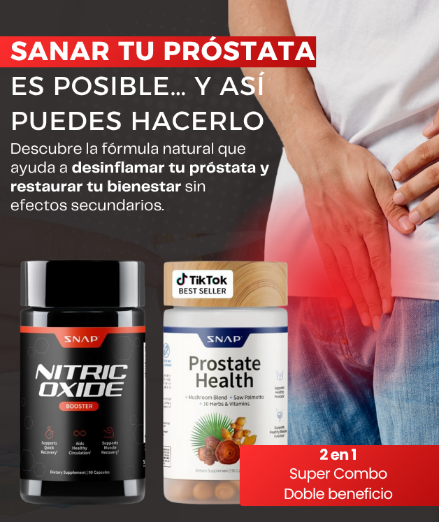 COMBO SALUD DE LA PROSTATA SNAP PROSTATE SUPPORT