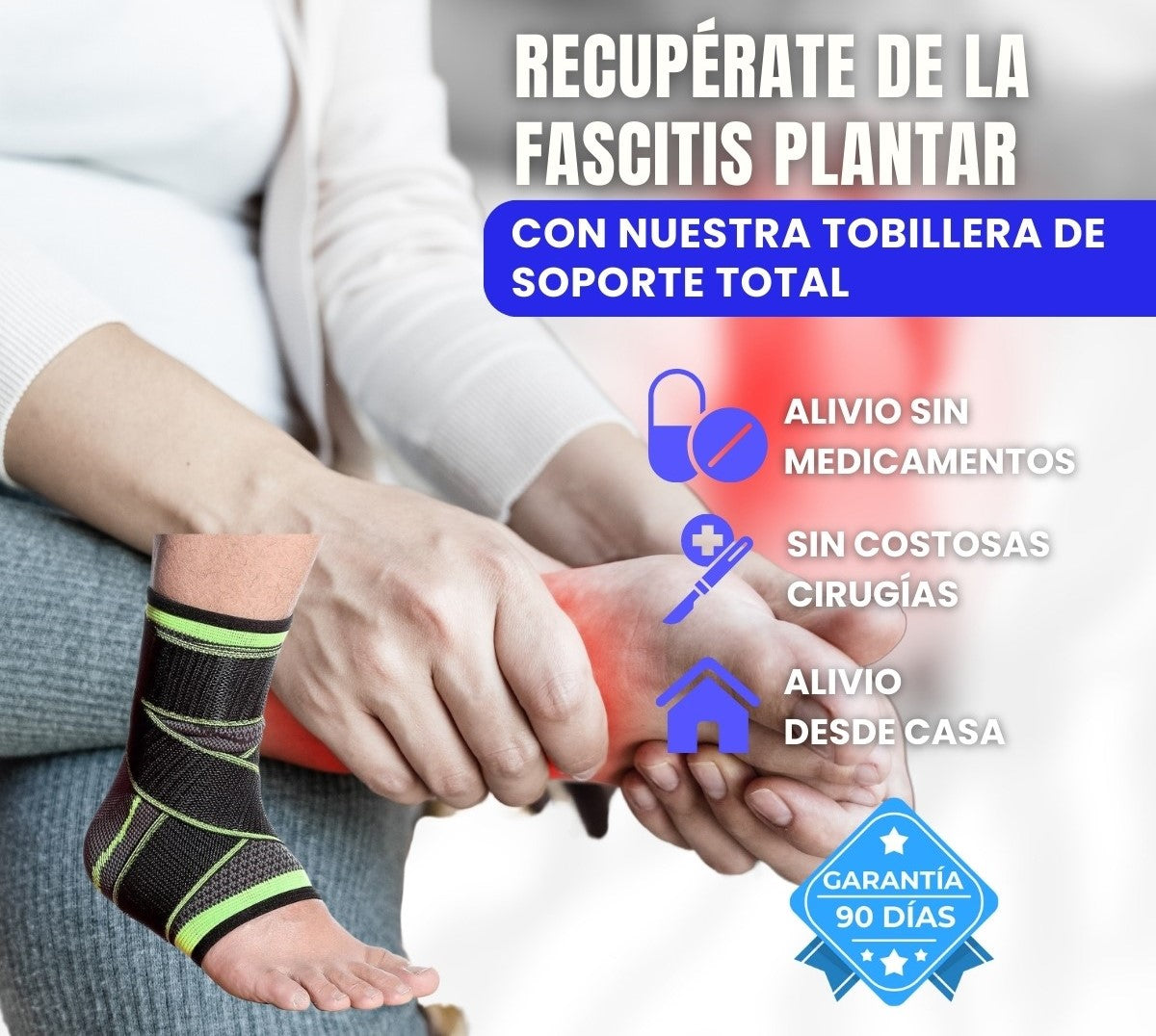 Tobillera SecureStep®-Alivia la fascitis Plantar
