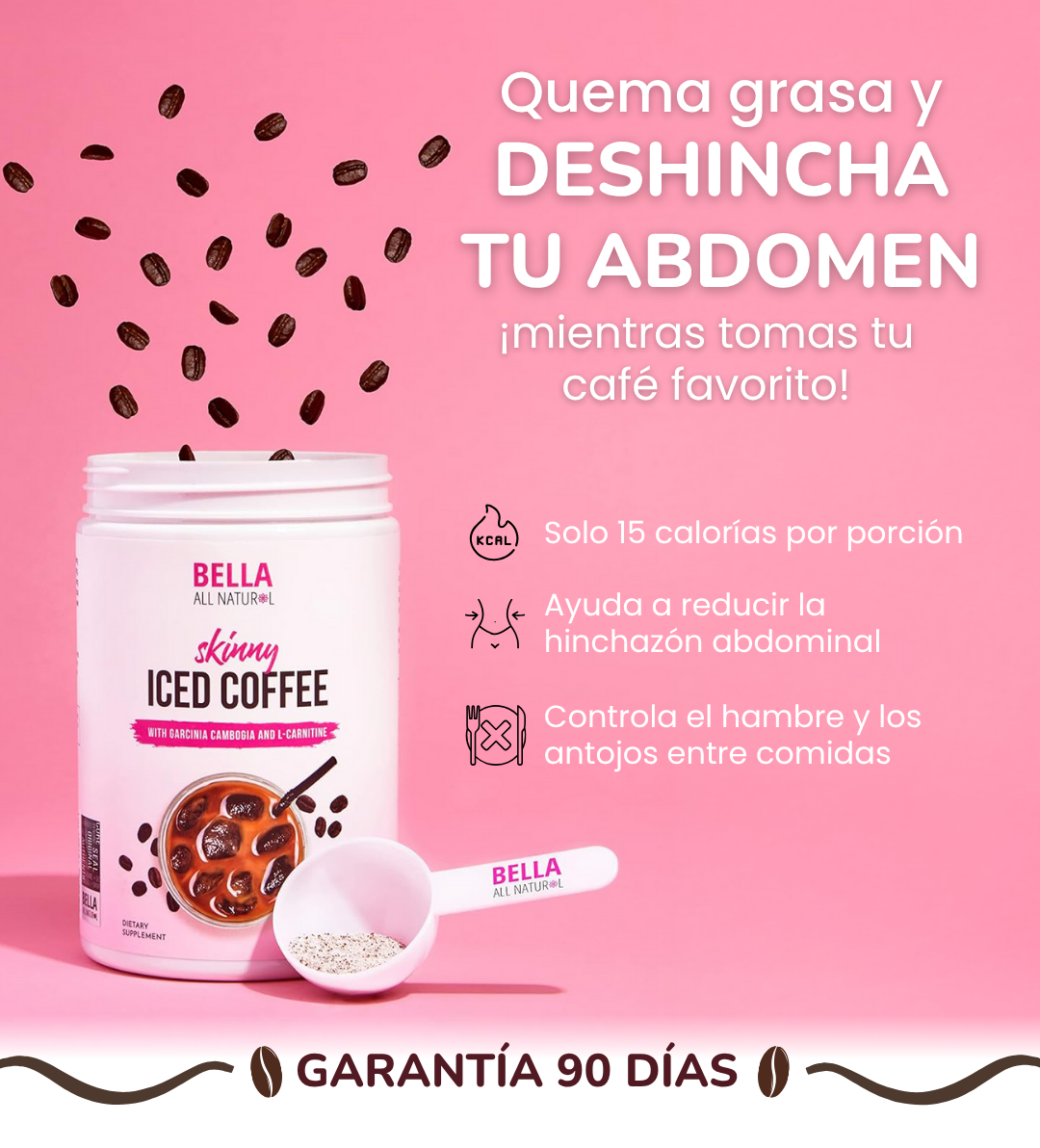 SKINNY ICED COFFEE NO MÁS HINCHAZÓN