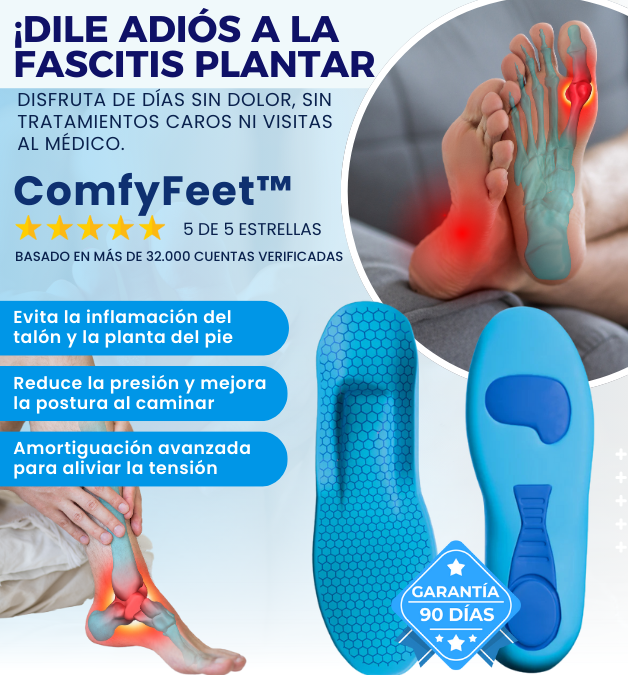 PALNTILLAS PARA LA FASCITIS PLANTAR COMFYFEET