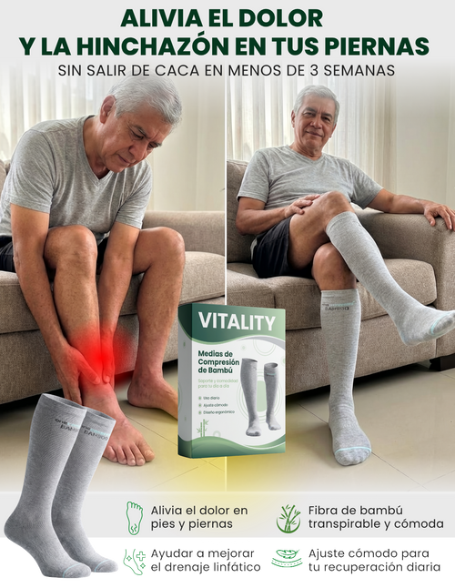 MEDIAS DE COMPRESÍON BAMBÚ
