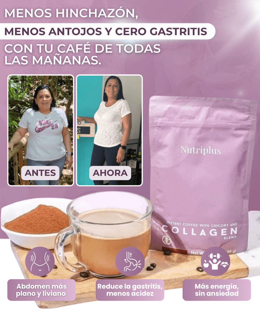 Nutriplus Café Funcional con Achicoria y Colágeno