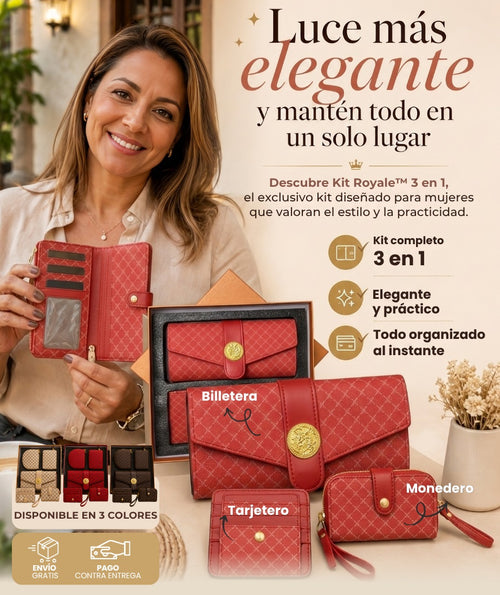 KIT ROYAL CARTERA X 3