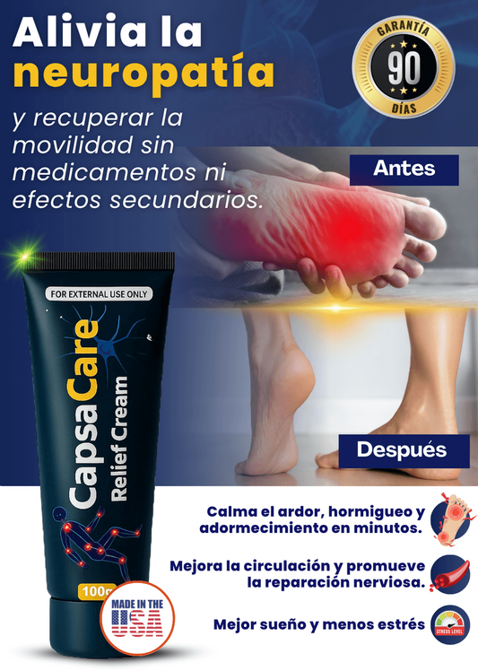 CAPSACARE ALIVIA LA NEUROPATIA