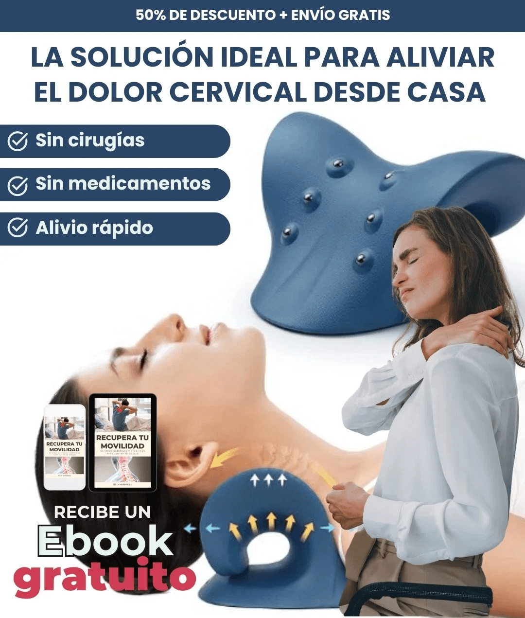 ErgoNeck-Alivia el dolor Cervical