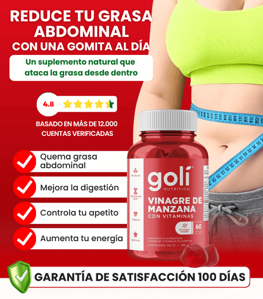 Gomitas de Vinagre de Manzana Goli x60