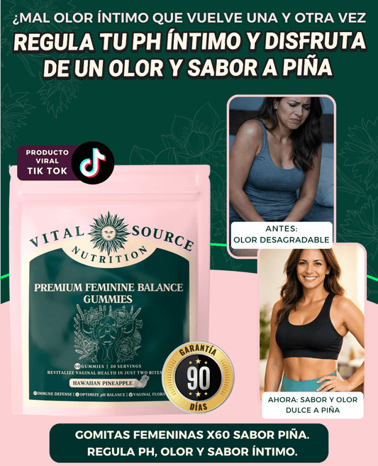 GOMITAS VITAL SOURCCE ELIMINA MAL OLOR