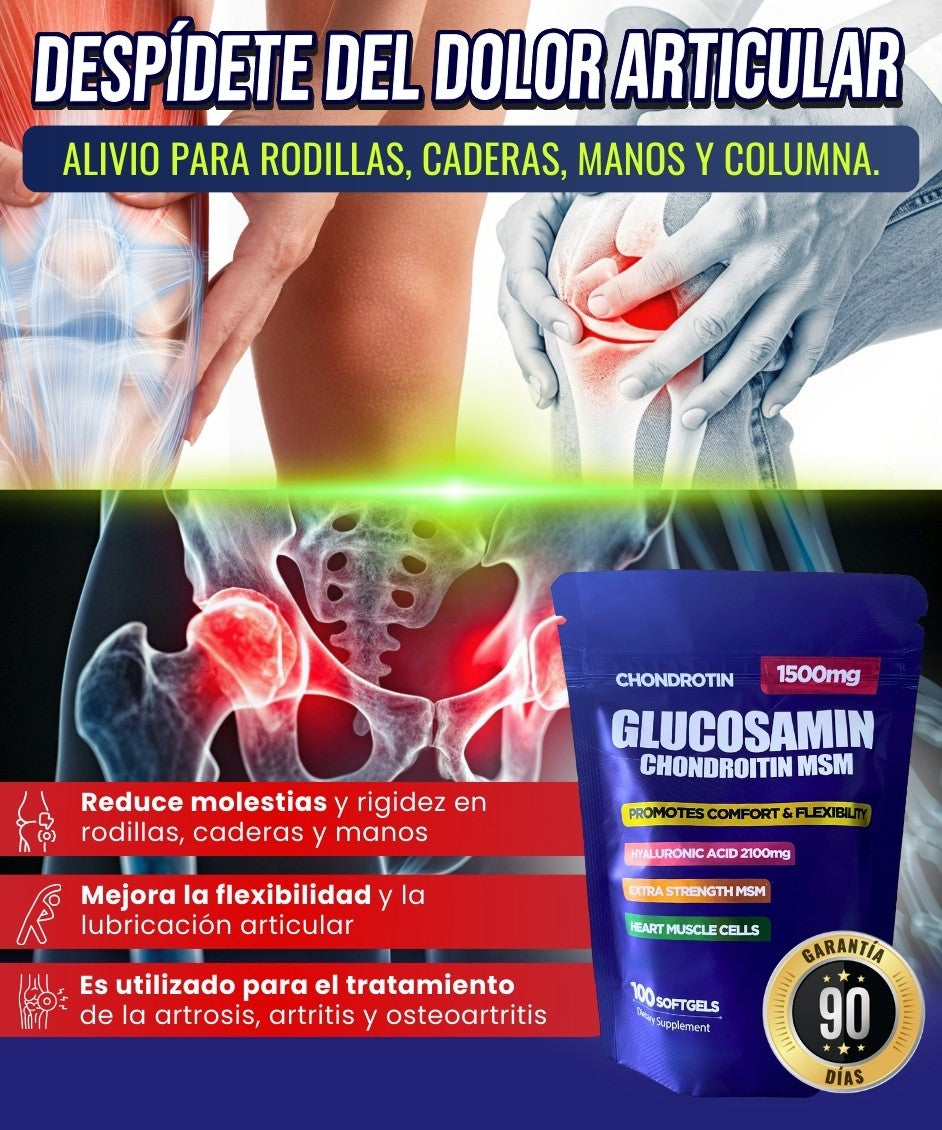 GLUCOSAMIN REDUCE EL DOLOR ARTICULAR