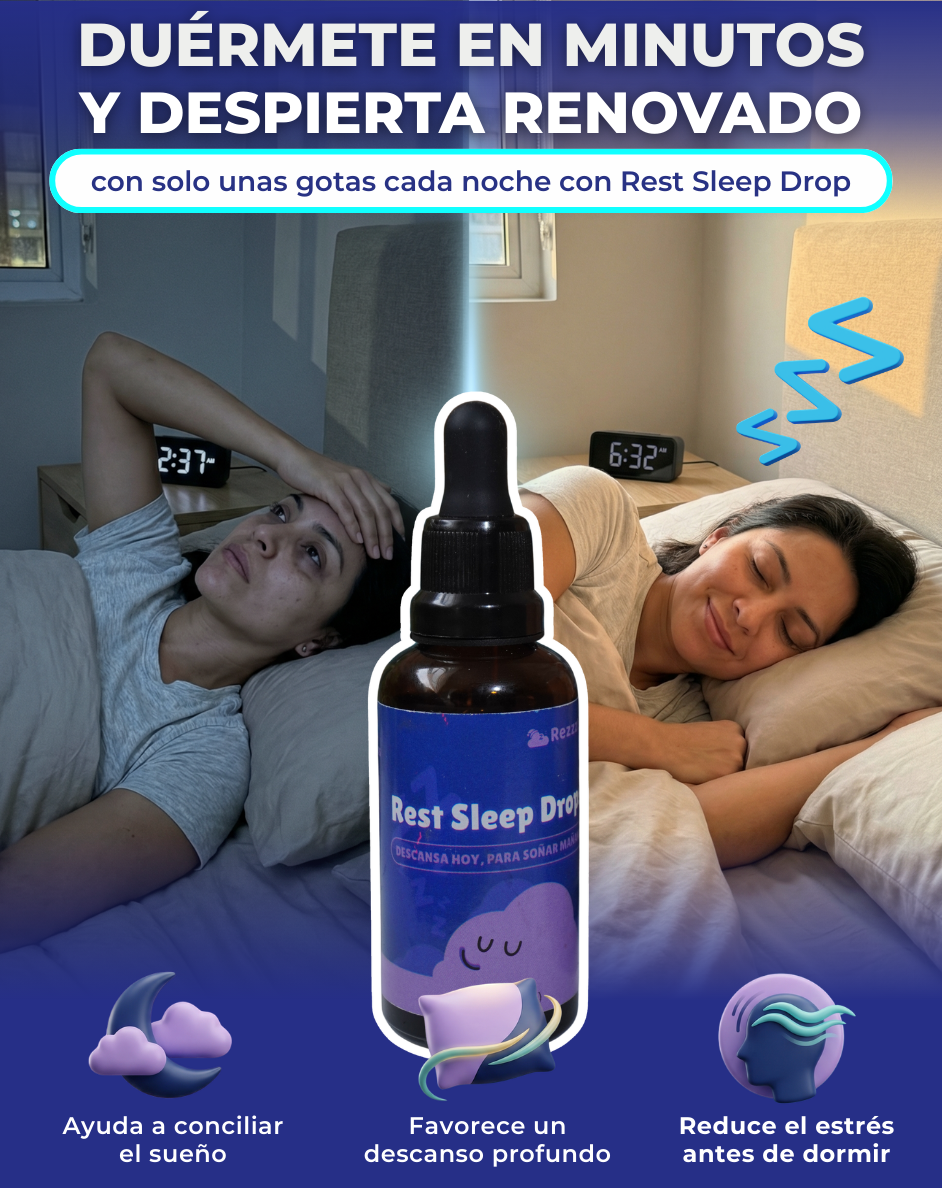 REST SLEEP DROPS: MEJORA TU DESCANSO