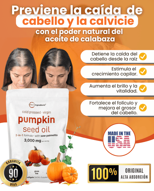 El Aceite de Semilla de Calabaza Premium