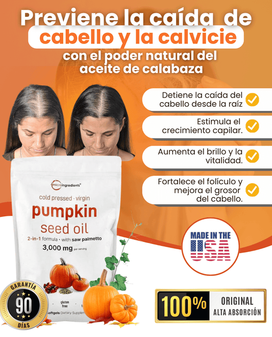 El Aceite de Semilla de Calabaza Premium