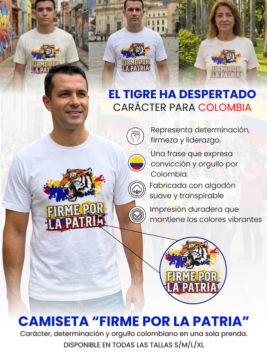 Camisa Tigre-Firmes por la Patria