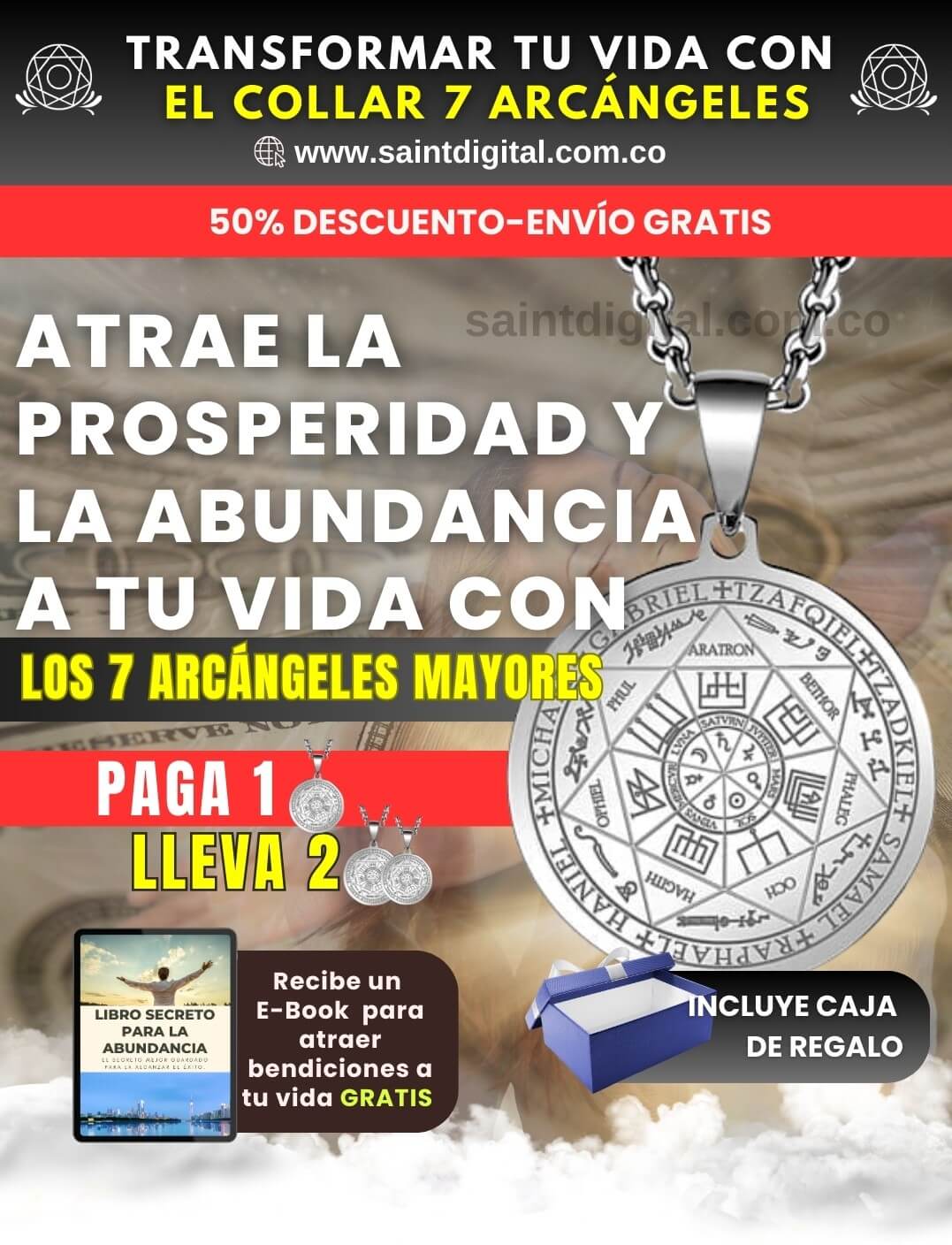 COLLARES SELLO 7 ARCÁNGELES-ATRAE LA PROSPERIDAD™