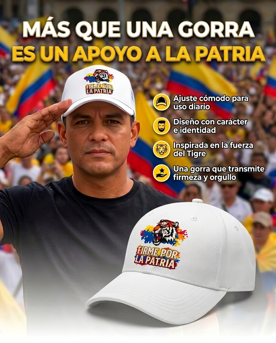 Gorra Tigre-Firmes por la Patria