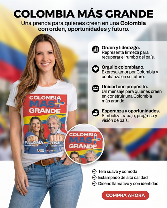 CAMISETA PALOMA VALENCIA Y OVIEDO